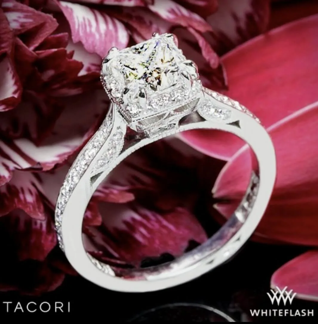 Princess Cut Tacori Engagement Ring