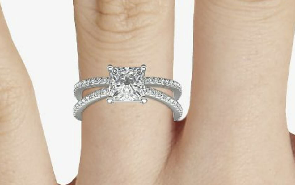 Empress engagement ring