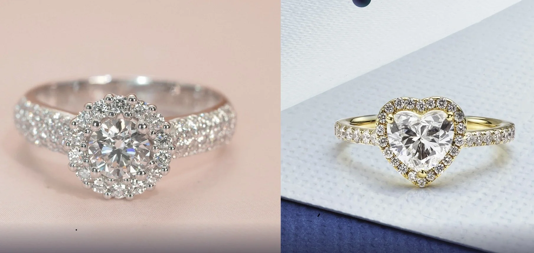 Gemstone Collection Oval Shape Diamond Engagement Ring 255L2OHFHWG-LE-OV -  Osborne's Jewelers