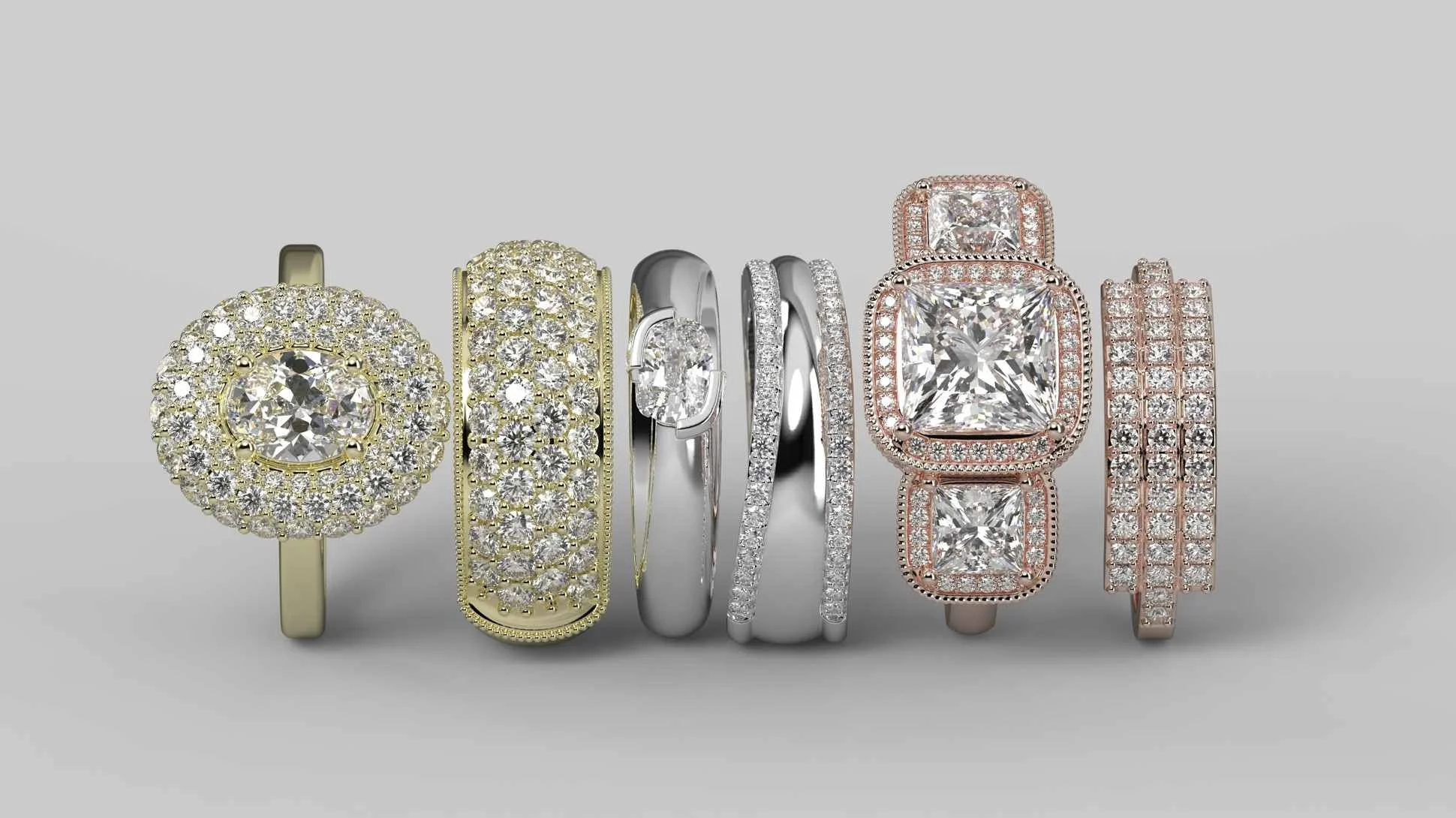 Myriad Diamond Men's Ring