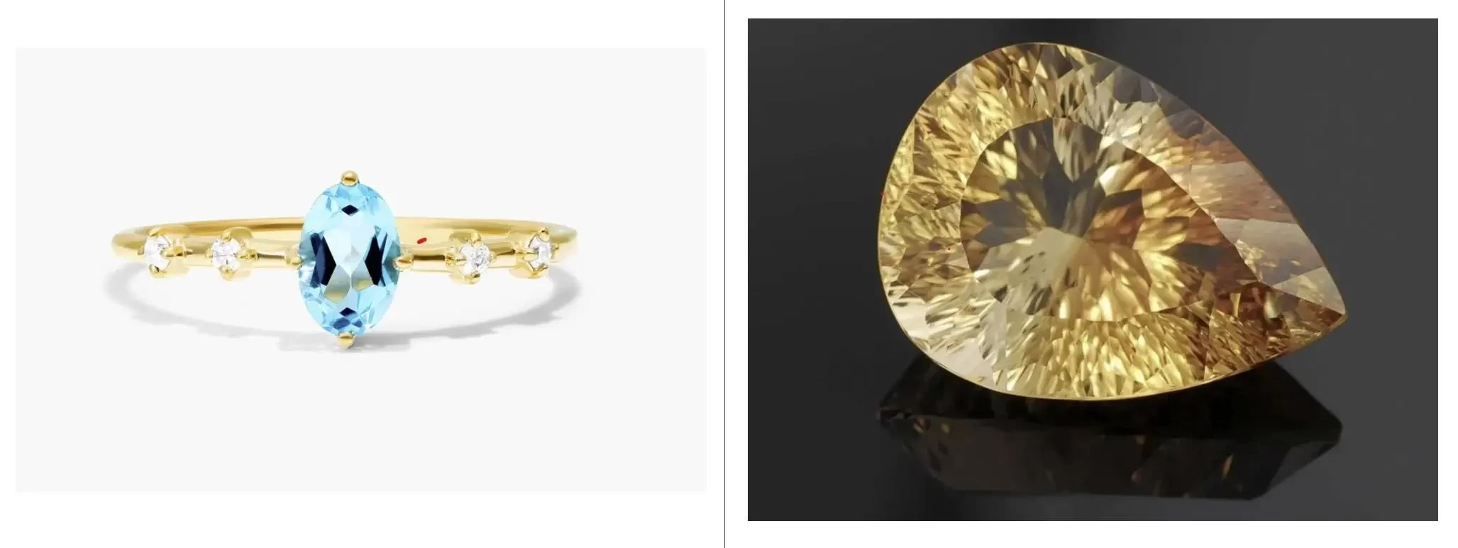 Citrine vs. Topaz Differences: Contrasts and Similarities